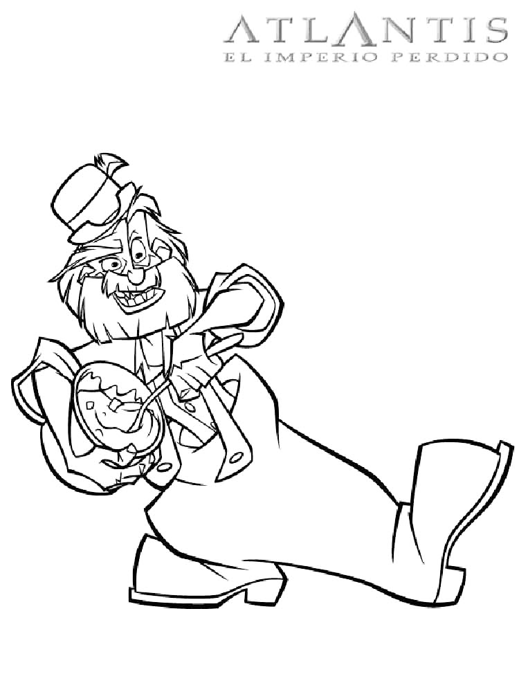 Atlantis Coloring Pages