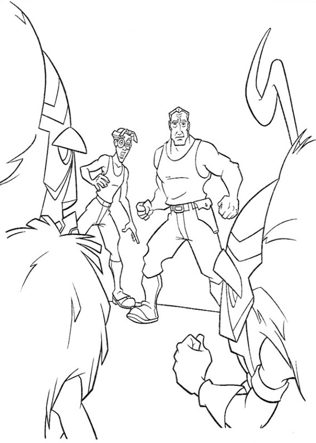 Atlantis Movie Coloring Page