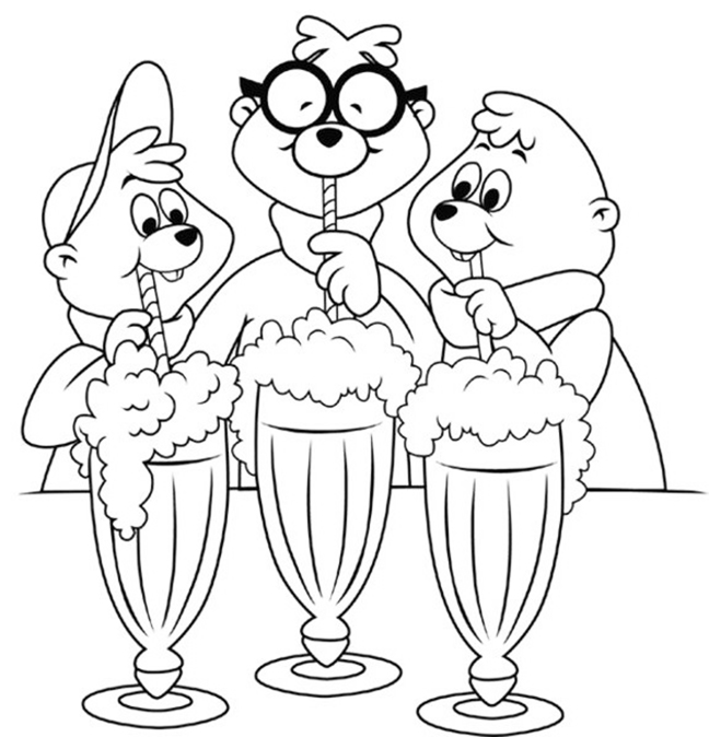 Chipmunks Coloring Pages (2)