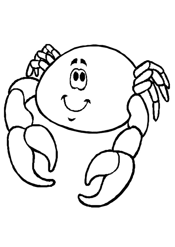 Crab Coloring Page