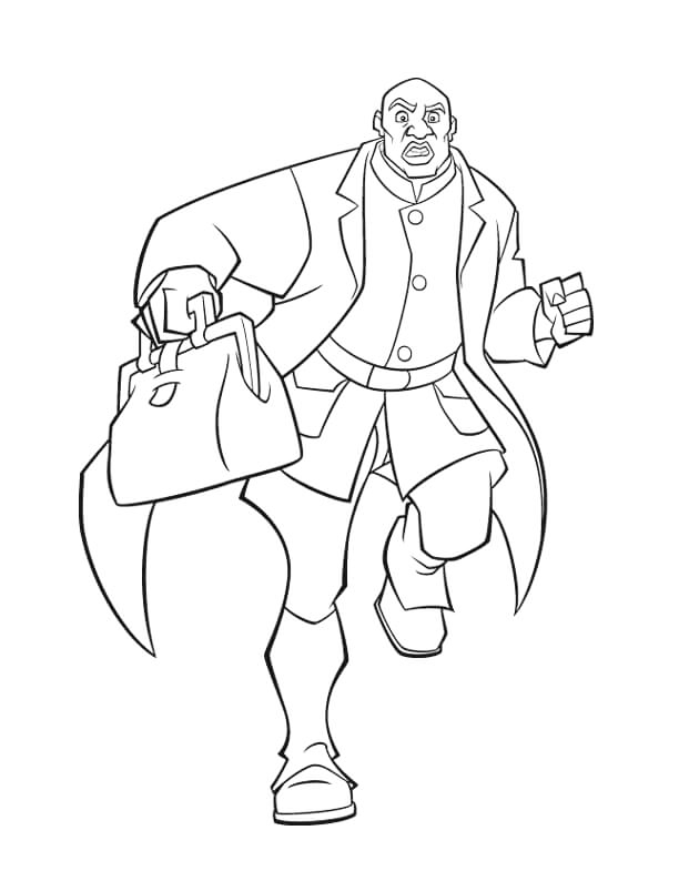 Dr Joshua Atlantis Coloring Page