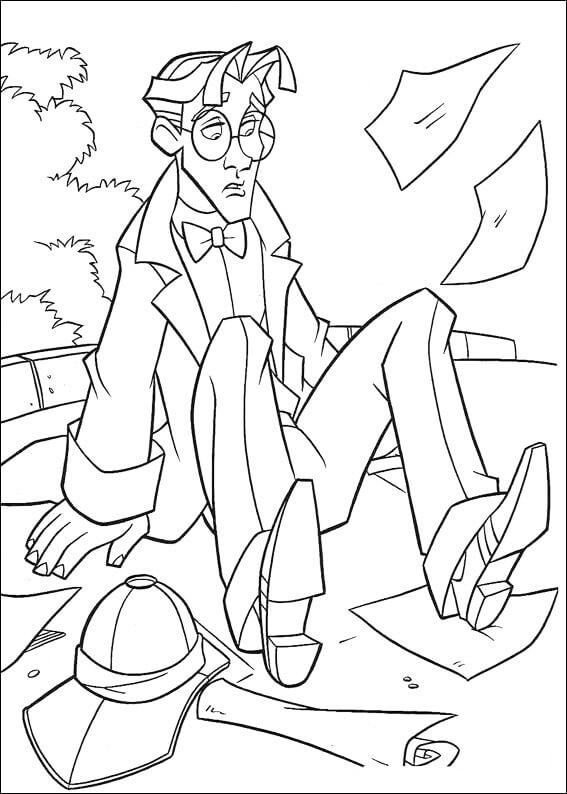 Milo Atlantis Coloring Pages