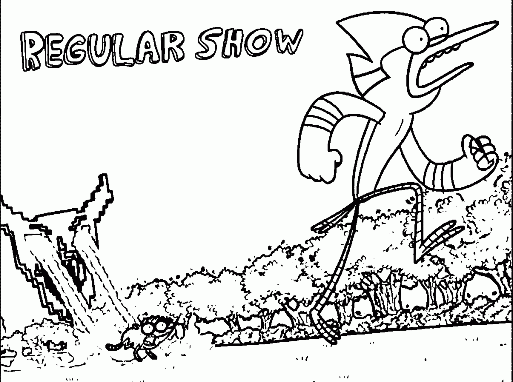 Regular Show Coloring Pages