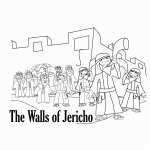 The Walls Of Jericho Coloring Pages