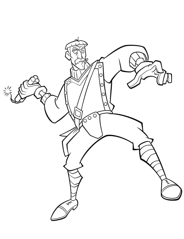 Vincenzo Atlantis Coloring Page