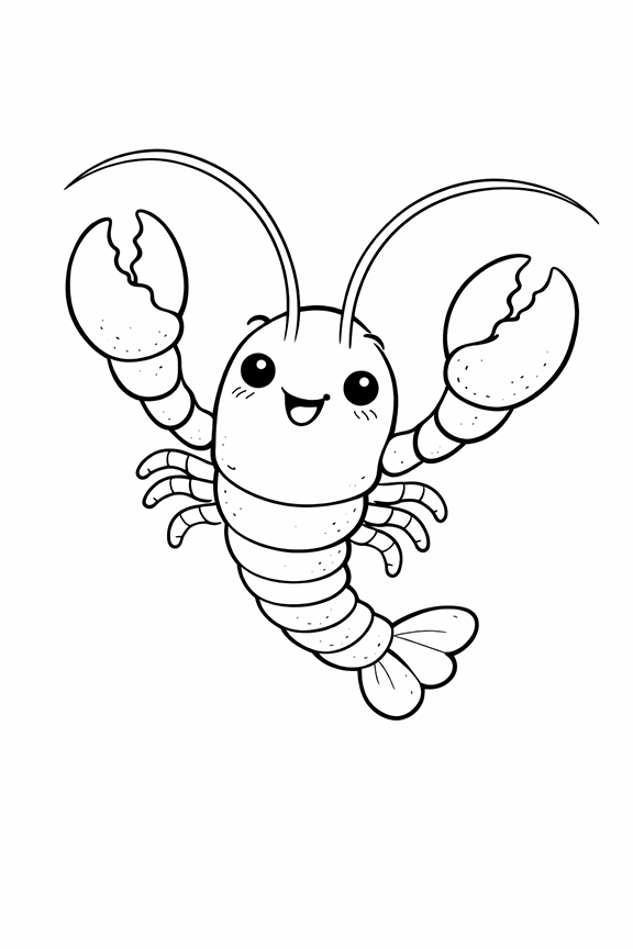 Lobster Coloring Page