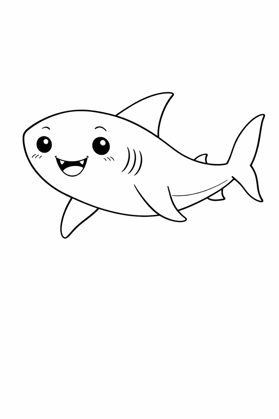 Shark Coloring Page