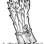 Asparagus Coloring Page