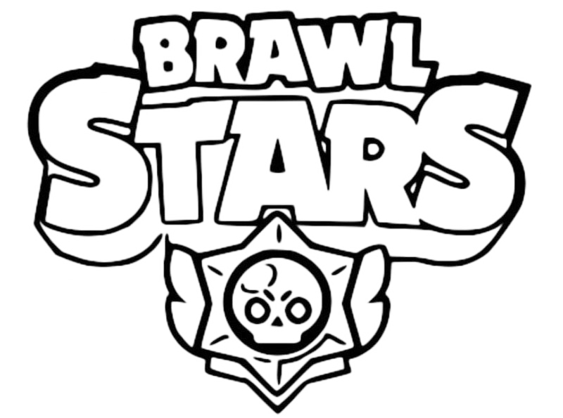 Brawl Stars Logo To Color