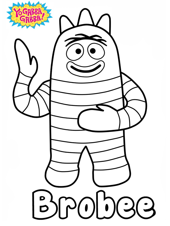 Brobee Coloring Page