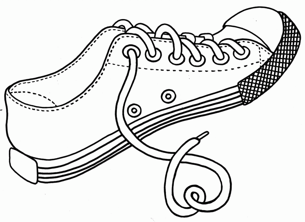 Shoes Coloring Pages - Best Coloring Pages For Kids