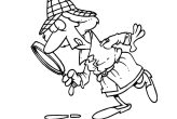 Detective Finding Footprints Coloring Page