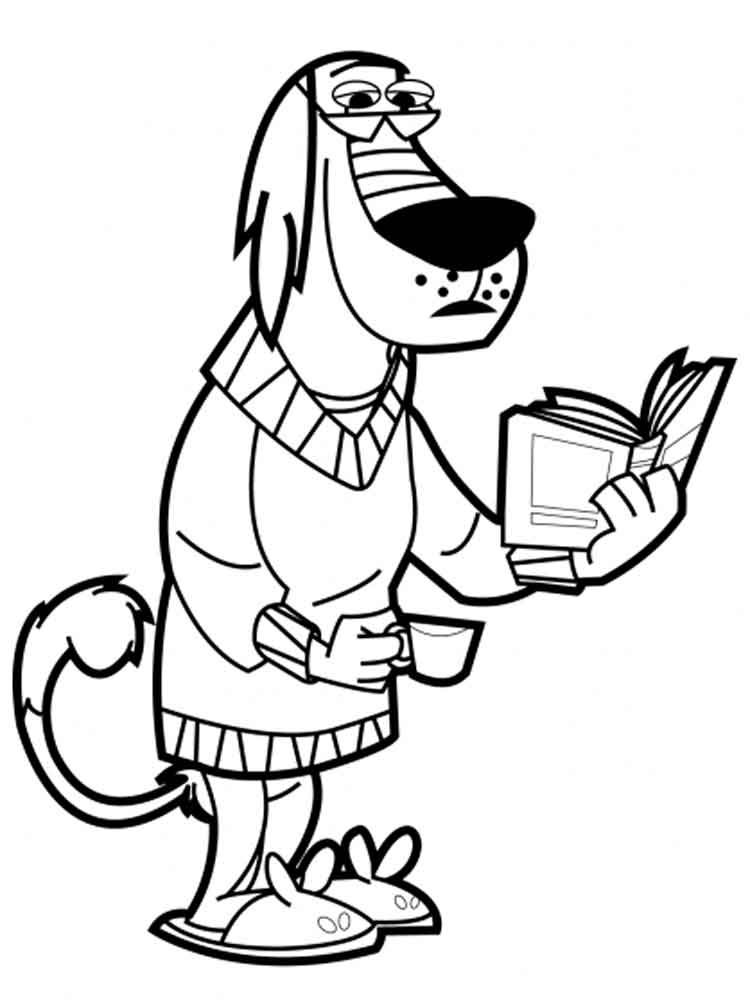 Dukeson Johnny Test Coloring Page