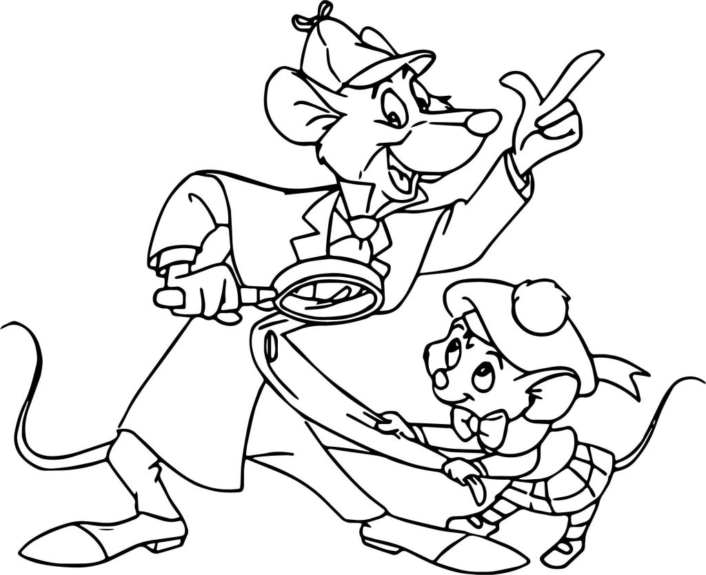 Great Mouse Detective Coloring Page