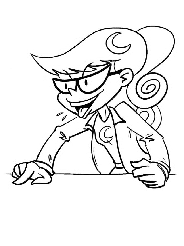 Mary Johnny Test Coloring Page