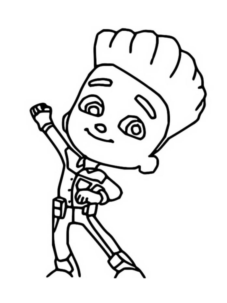 Max Mighty Express Coloring Page