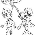 Maya Miguel And Paco Coloring Page