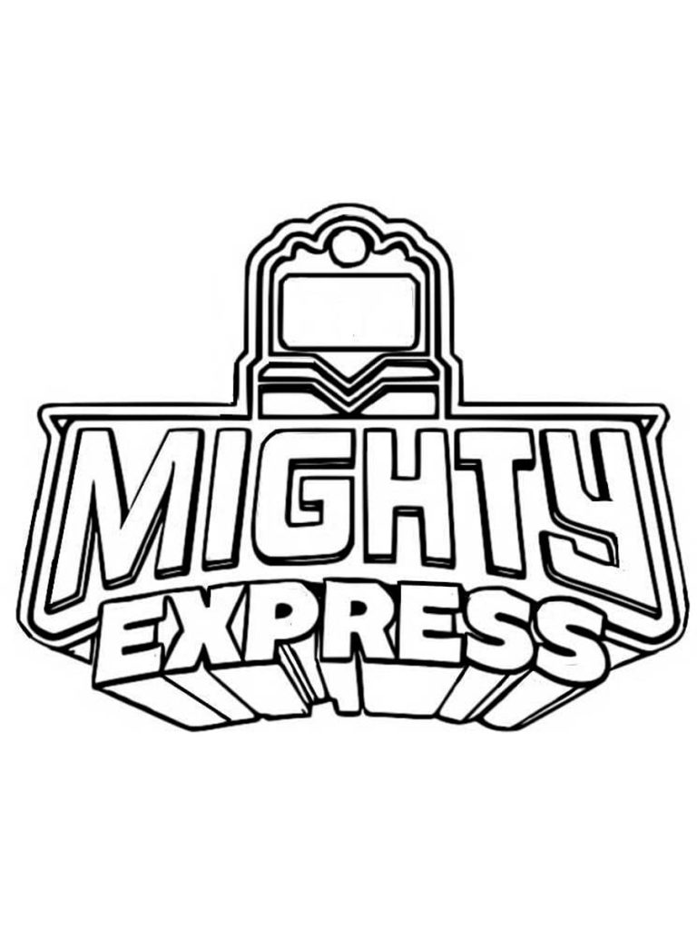Mighty Express Coloring Pages