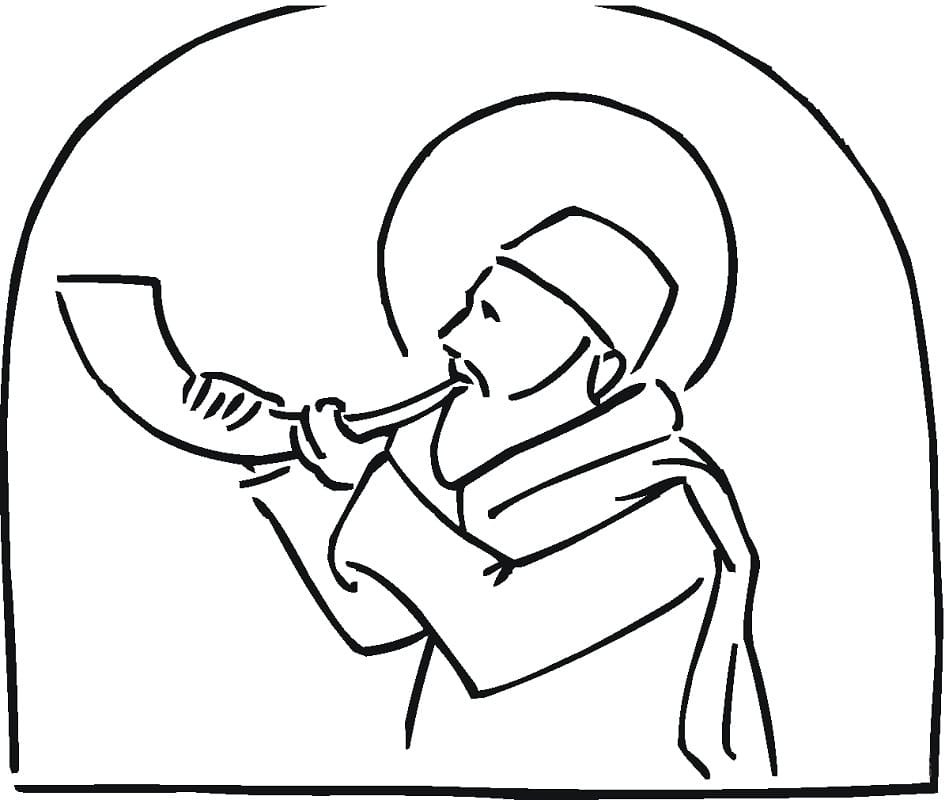 Rosh Hashanah Coloring Page