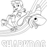 Sharkdog Coloring Pages
