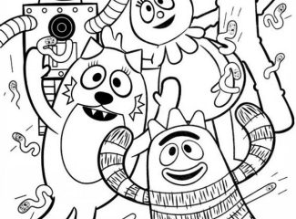 Yo Gabba Gabba Coloring Pages