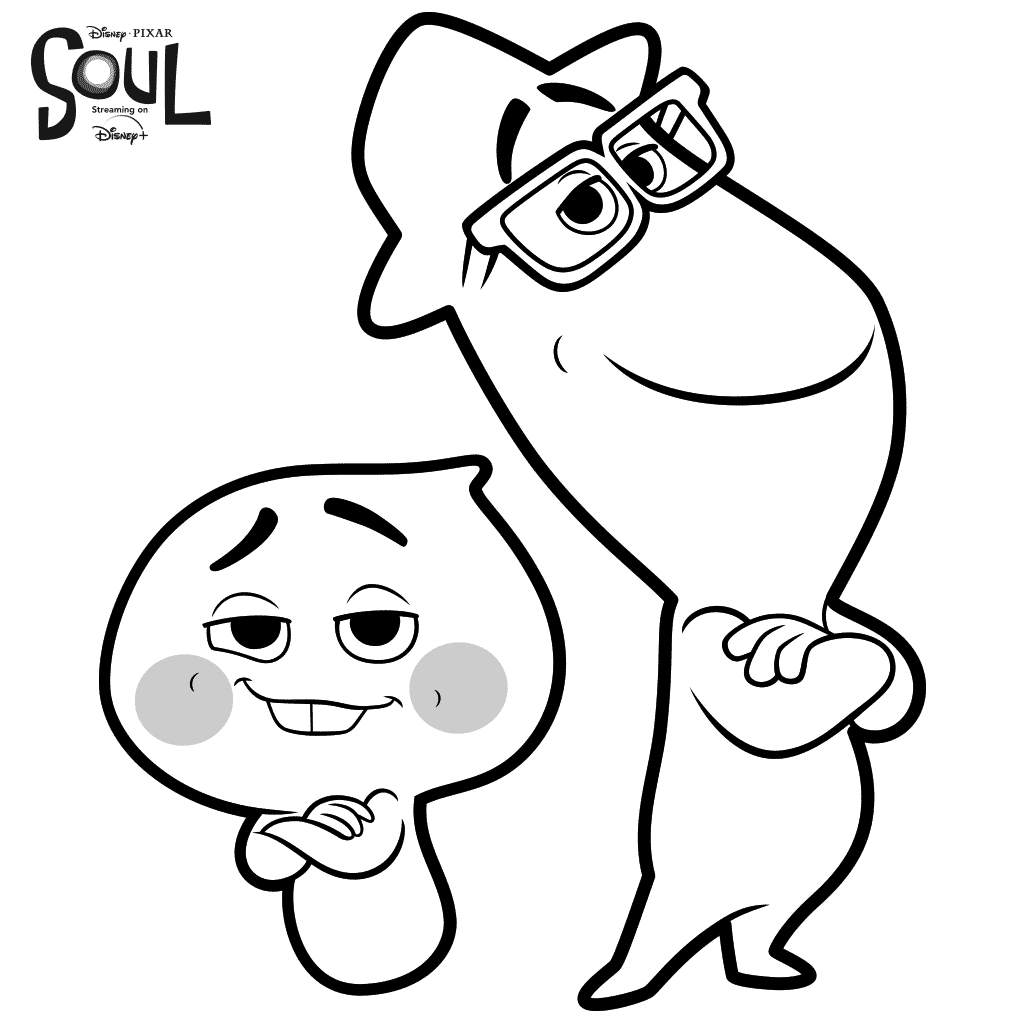 22 And Joe Soul Movie Coloring Page