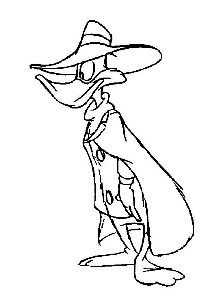 Darkwing Duck Printable Coloring Page