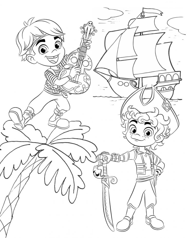 Fun Santiago Of The Seas Coloring Pages