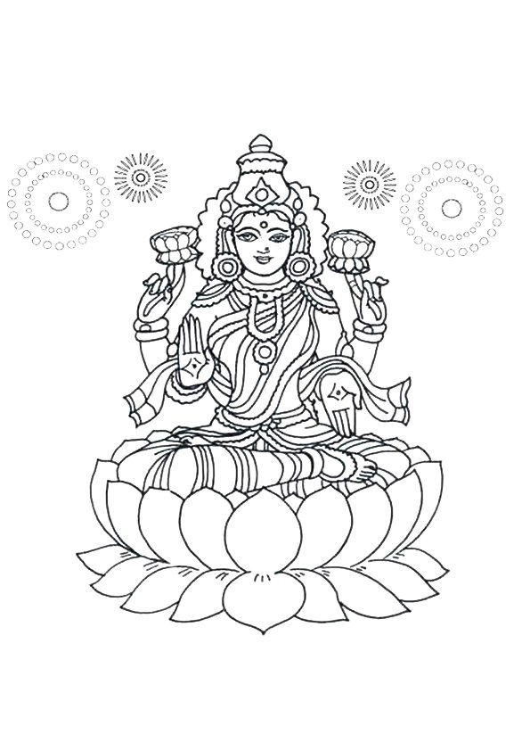 Goddess Coloring Page