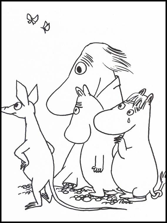 Moominvalley Coloring Pages