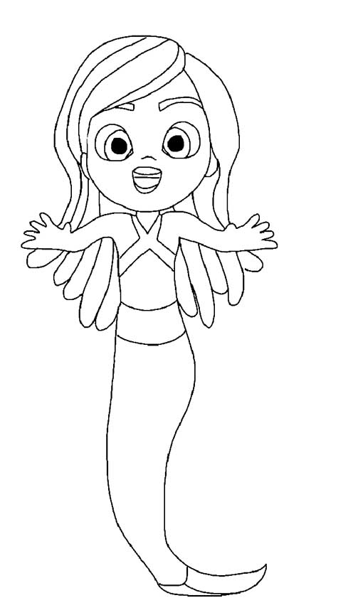 Santiago Of The Seas Mermaid Coloring Page