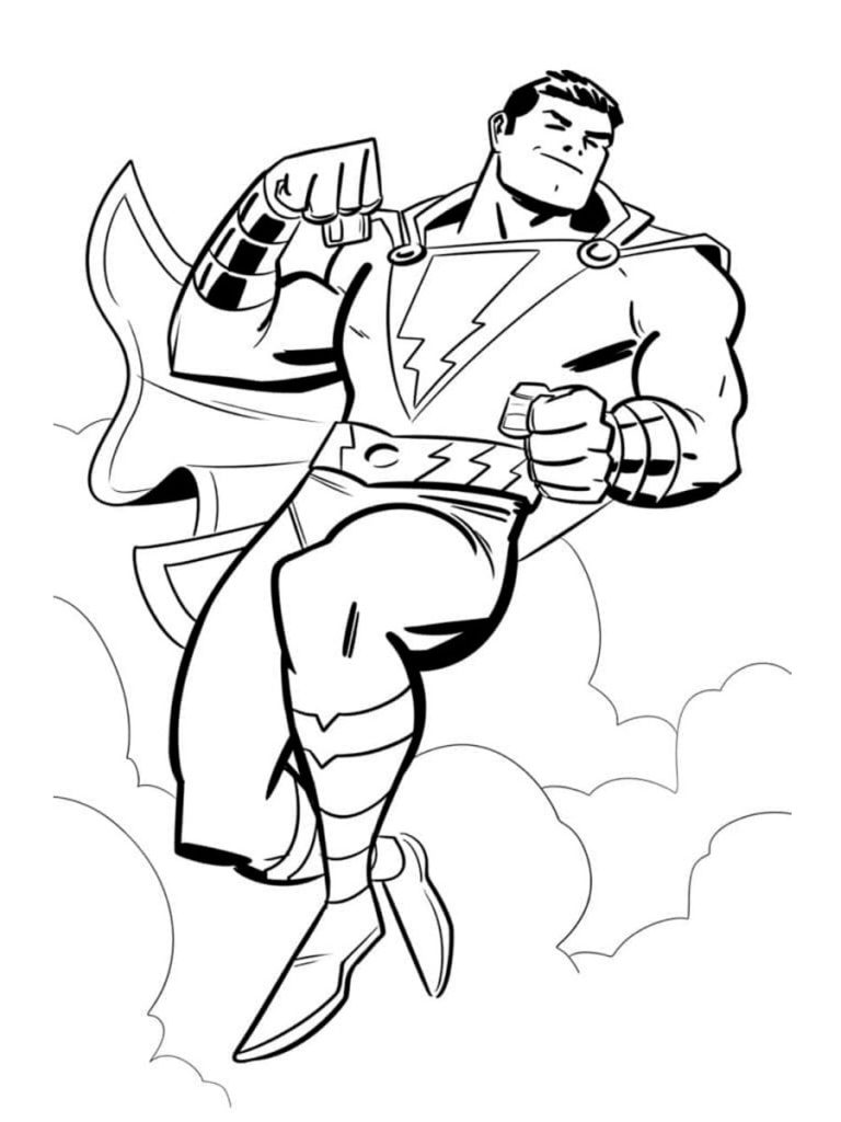Shazam Coloring Pages (2)