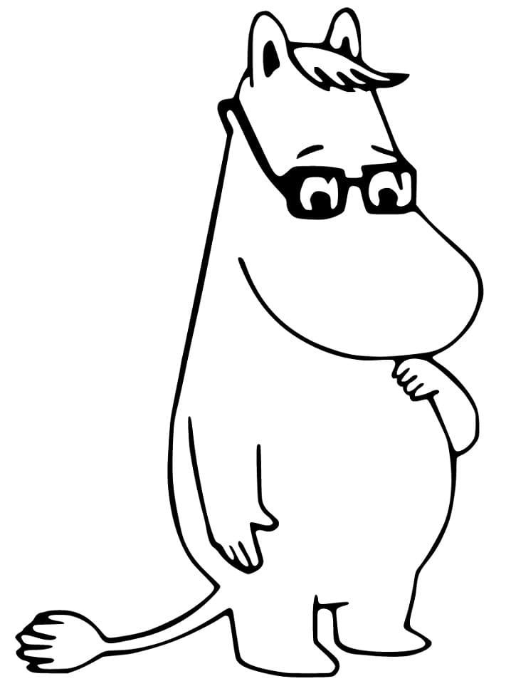 Snork Moominvalley Coloring Page