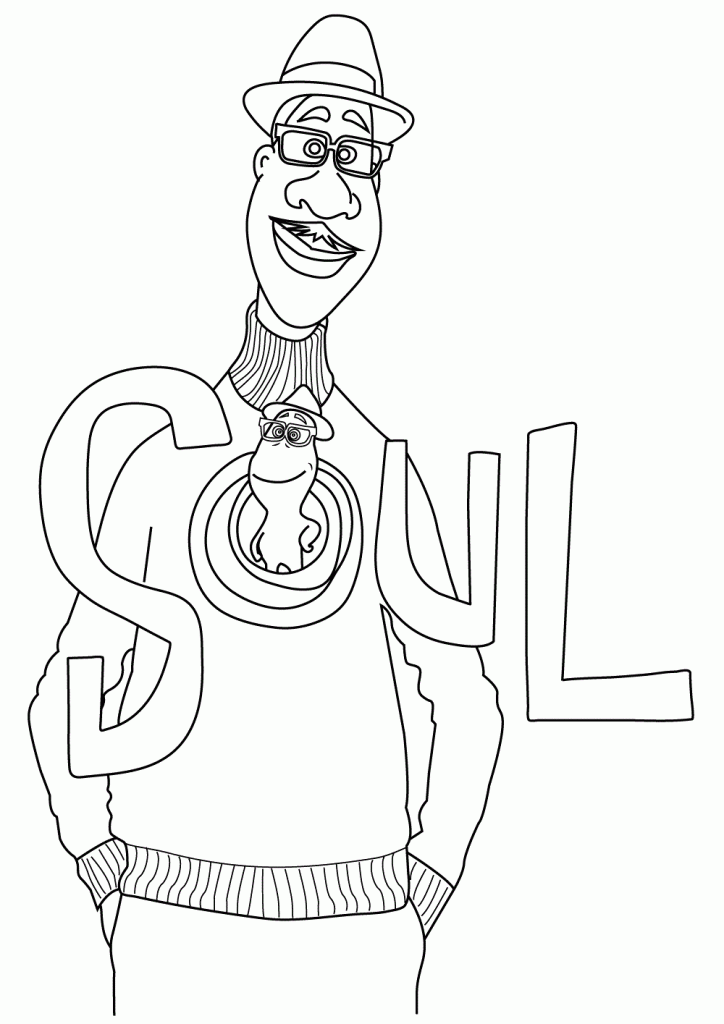 Soul Movie Coloring Page
