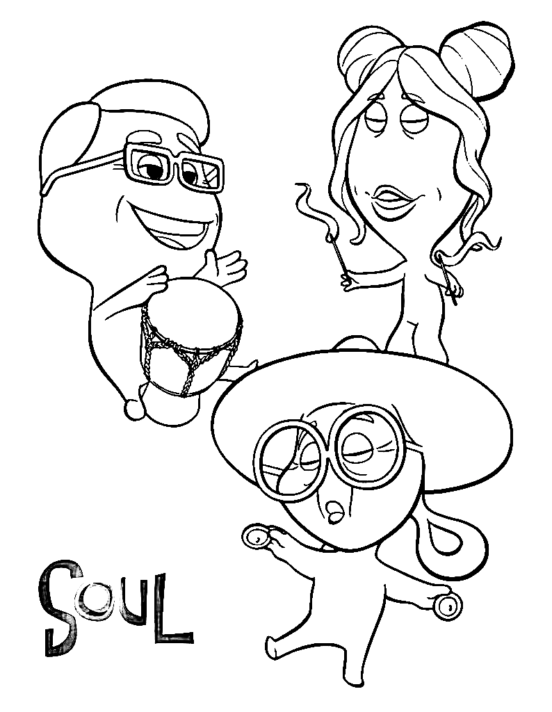 Souls Coloring Page