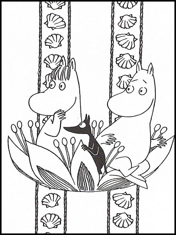 Sweet Moominvalley Coloring Pages