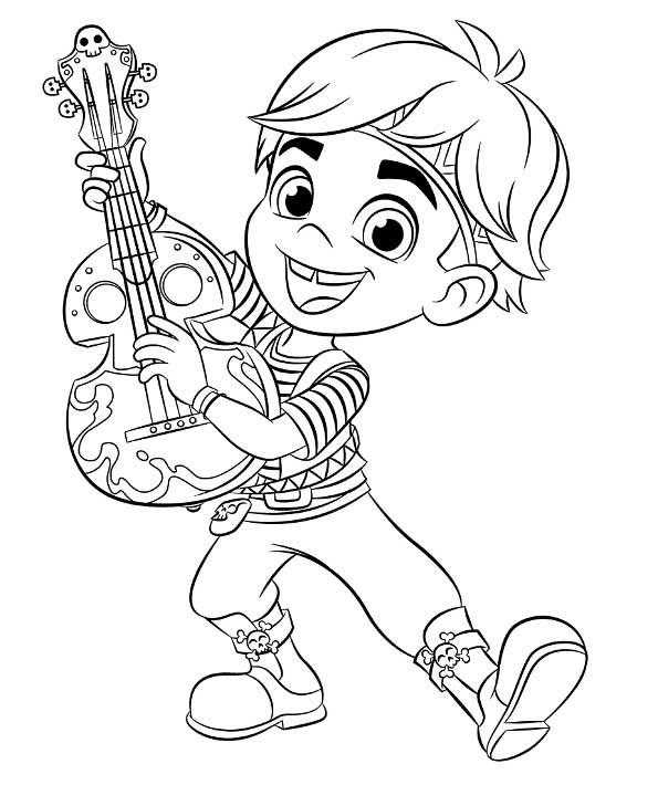 Tomas Montes Santiago Of The Seas Coloring Page