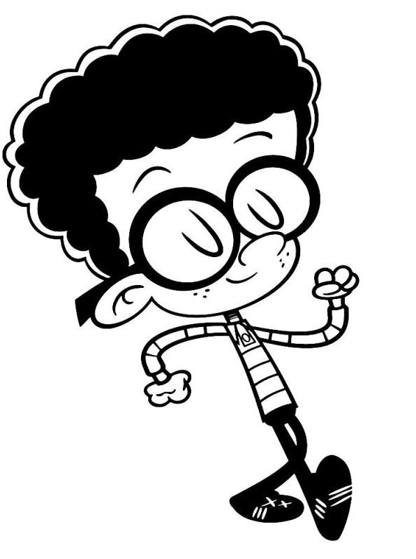 Clyde Loud House Coloring Pages