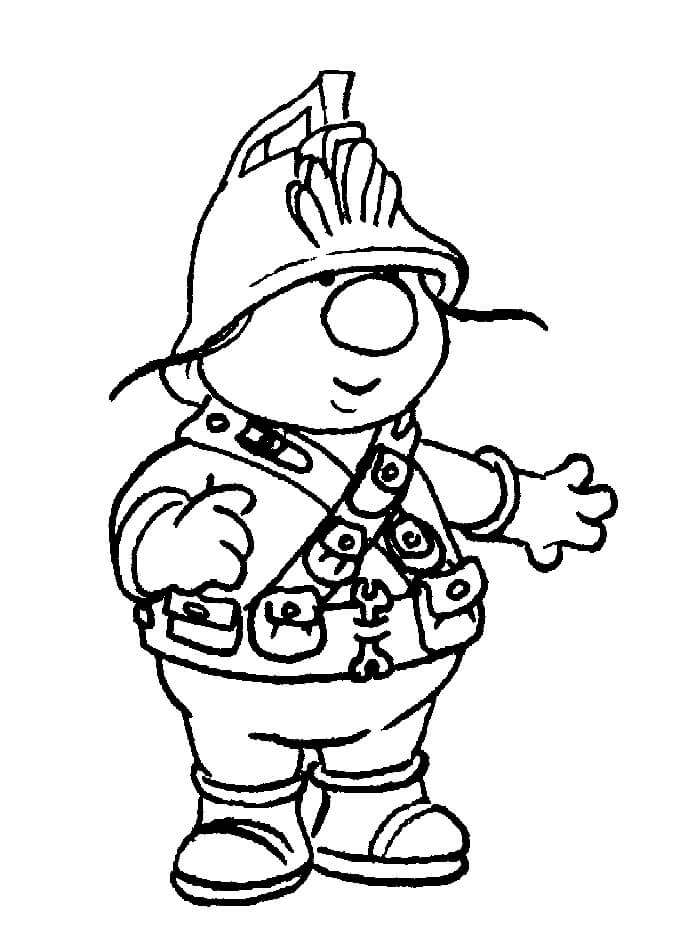 Doozer Fraggle Rock Coloring Page