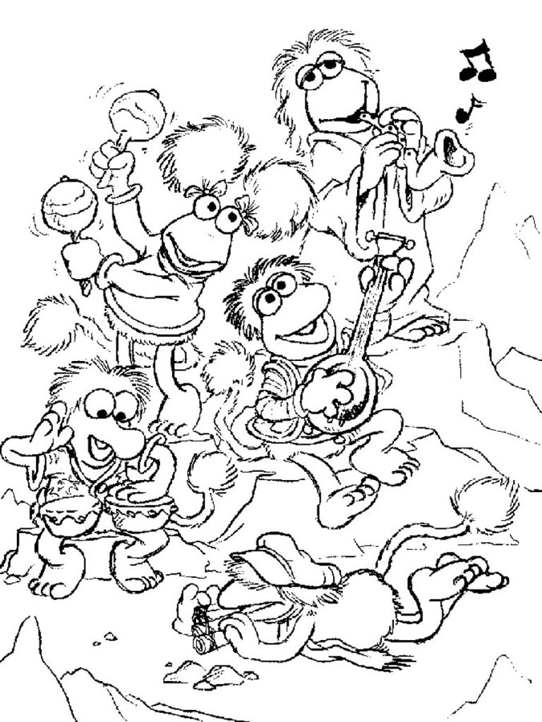 Fraggle Rock Coloring Pages