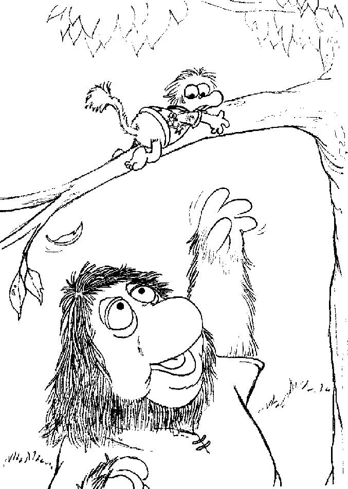 Fraggle Rock Giant Coloring Page