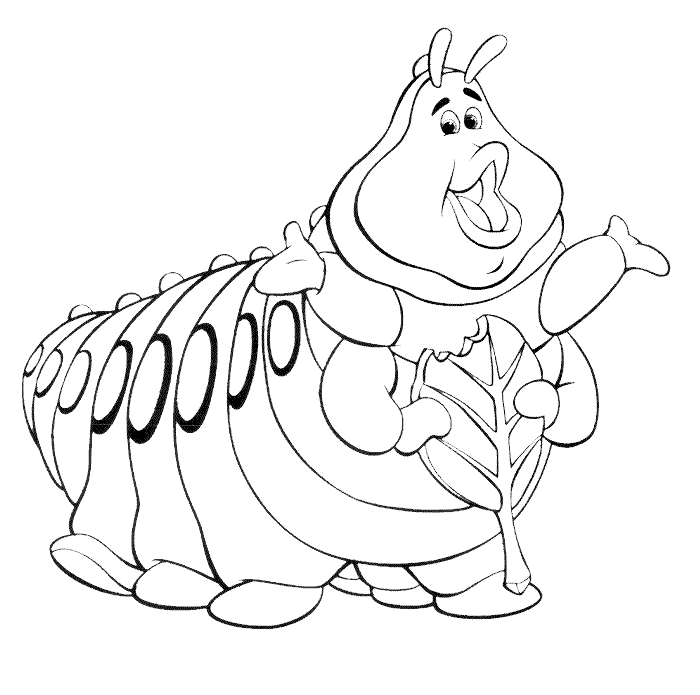 Heimlich Bugs Life Coloring Page