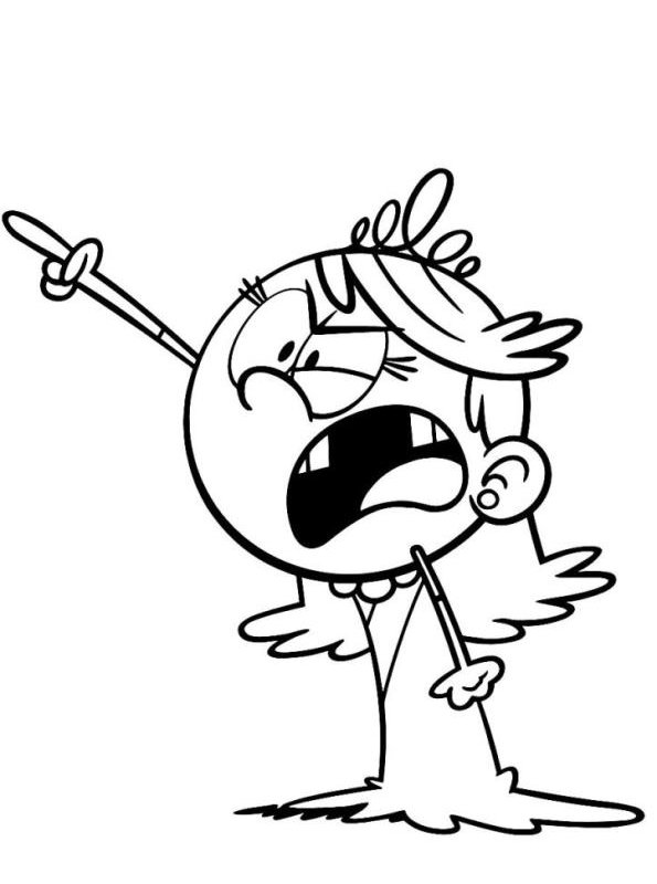 Lola Loud House Coloring Page