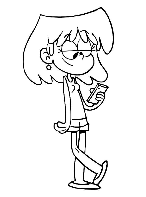 Lori The Loud House Coloring Page