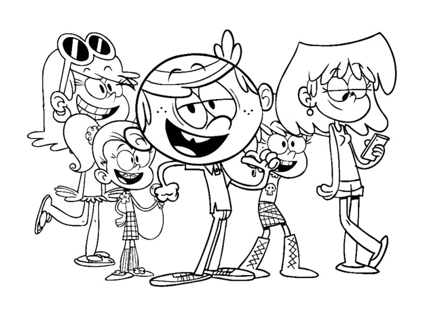 The Loud House Coloring Pages - Best Coloring Pages For Kids