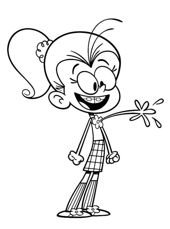 Luan Loud House Coloring Page