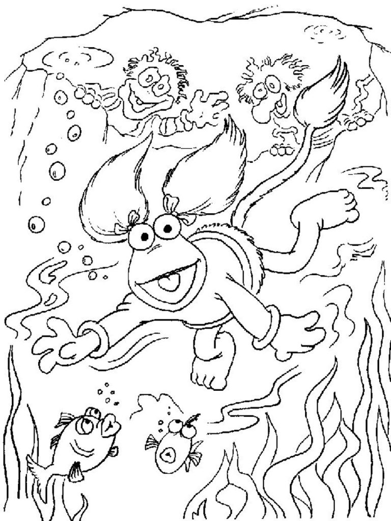 Red Fraggle Coloring Page