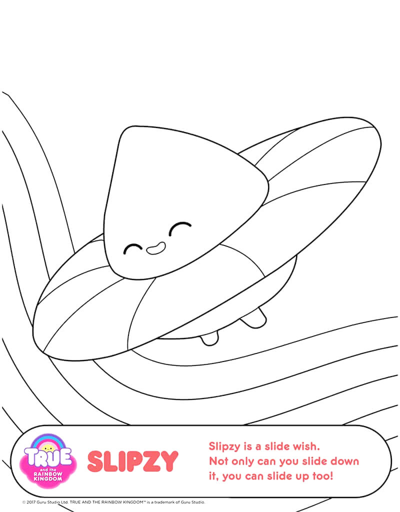Slipzy Coloring Page
