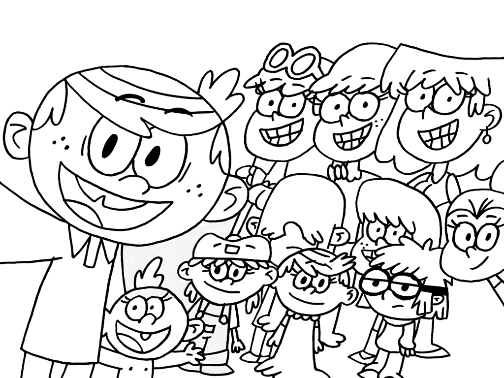 The Loud House Coloring Page