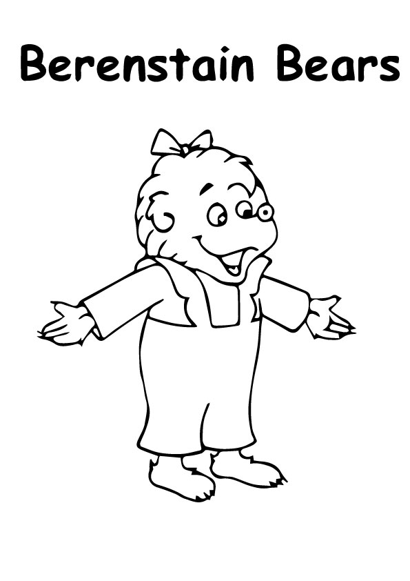 Berenstain Bears Coloring Page